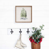 - Watercolor Pines sign