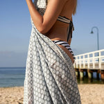 Boho-Eclectica - 'Shoreline Serenity' - 100% Cotton Sarong