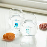 Abbott - Seahorse Icon Stemless Wine Glass-4.5"H(20oz)