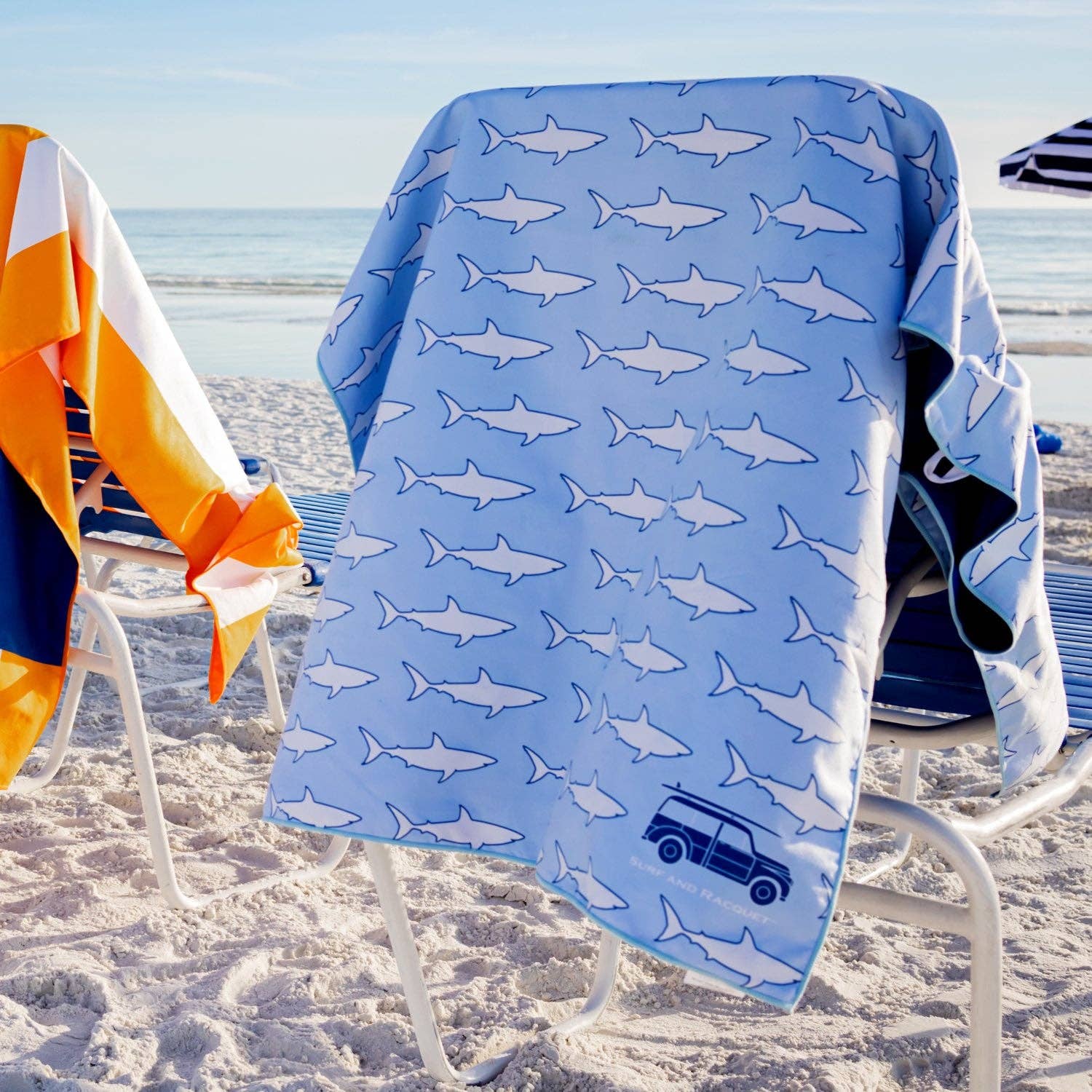 Surf and Racquet - Shark Quick Dry Towel