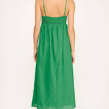 Strut & Bolt - Top Stitch Bustier Linen Midi Dress