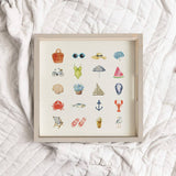 Rustic Marlin - Favorite Summer Things Wooden Serving Tray