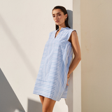 Able - AD3251 Striped mini dress