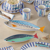 Certified International - Something Fishy 3-D 2pc Fish Platter Set