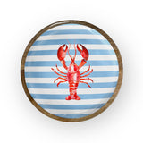 My Casita - Lobster Stripe Round Trays