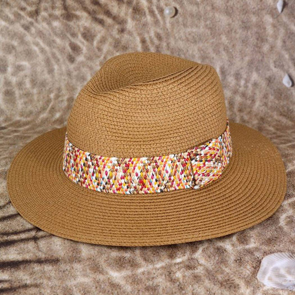 3AM BY H&D ACCESSORIES - MULTI COLOR STRAWBAND STRAW HAT