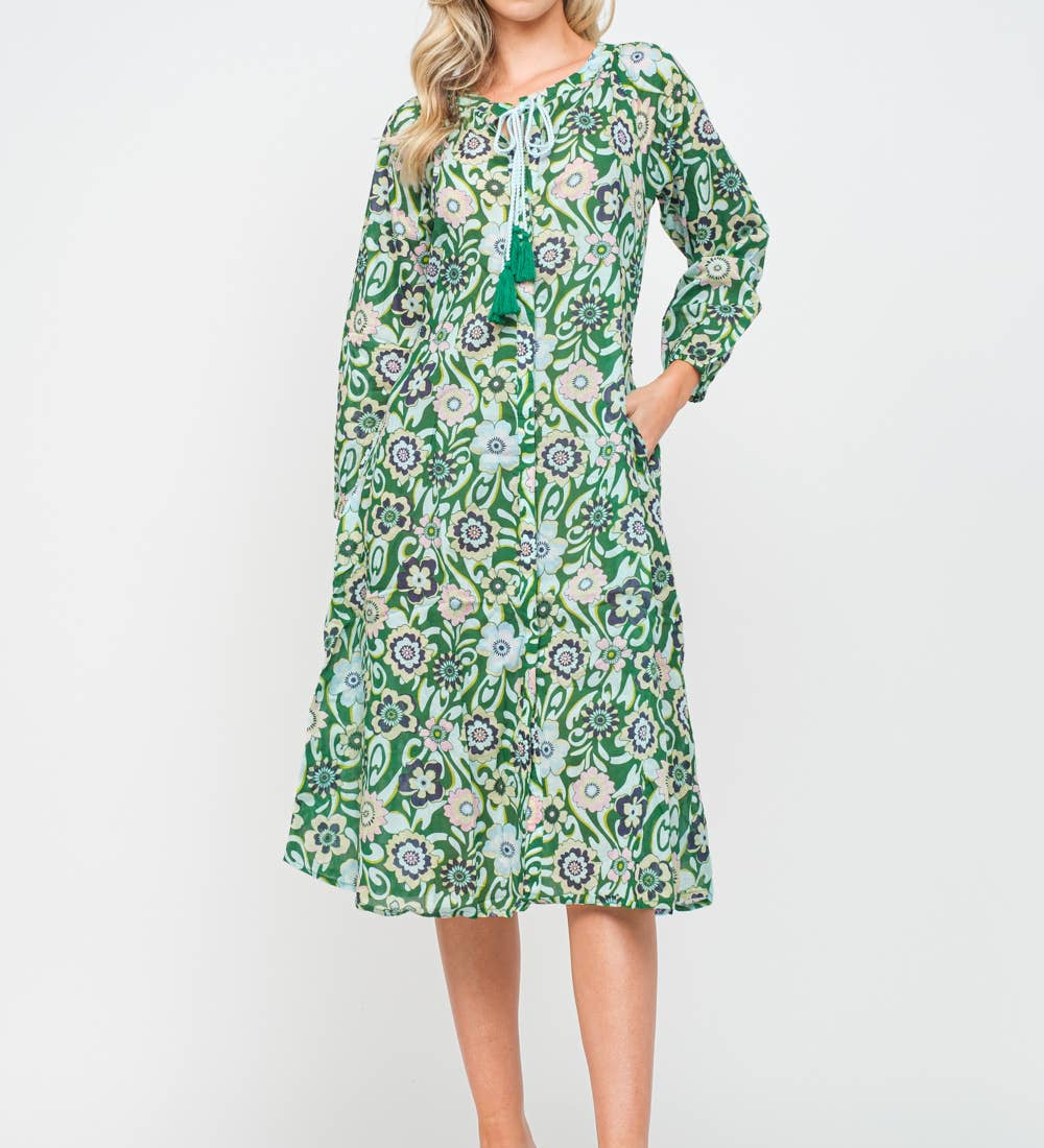 Sandra Printed Dress