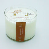 Legrify Inspired Luxury Candles & Home Fragrance - Cinnamon Stick Classic Glass 2 Wick Soy Candle