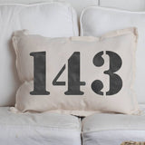 Rustic Marlin - 732 zip code Lumbar Pillow