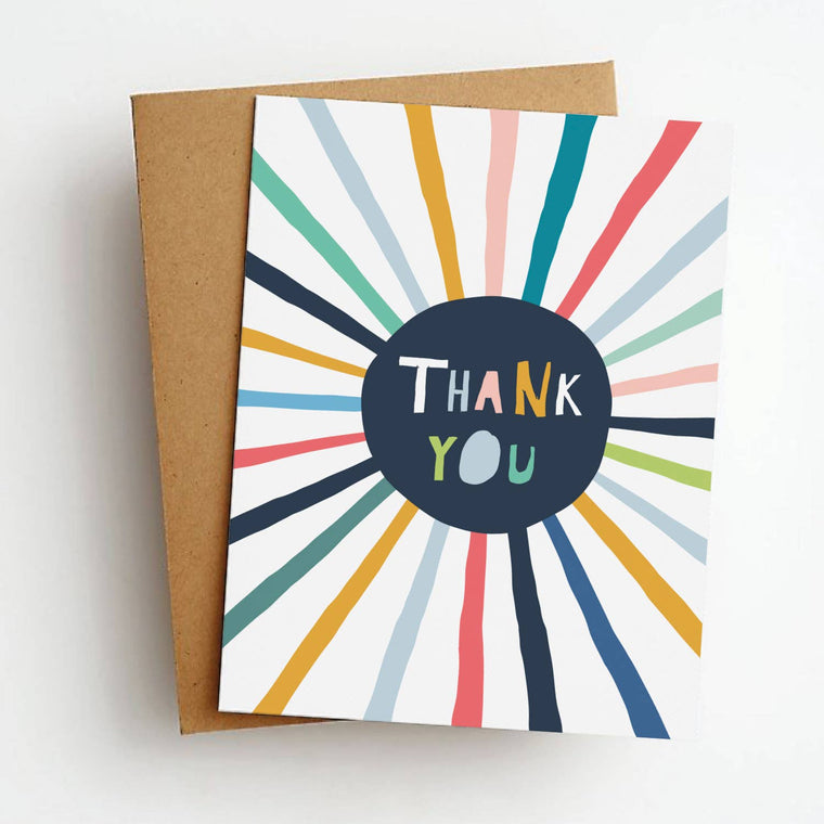 Skel & Co - Sun Thank You Greeting Card