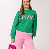 "JOY" SWEATERS,GREEN