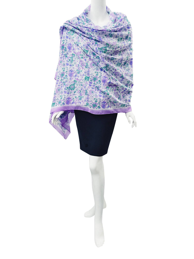 Fleur Floral Print Scarf/Shawl/Halter Dress/Sarong