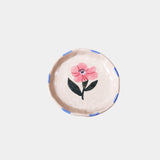 ChagoArt - Flower Trinket Tray-Trinket Ring Dish-Jewelry Tray-Wild Rose