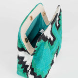 Piti Cuiti - YUCATAN BLUE MULTICOLOR CLUTCH