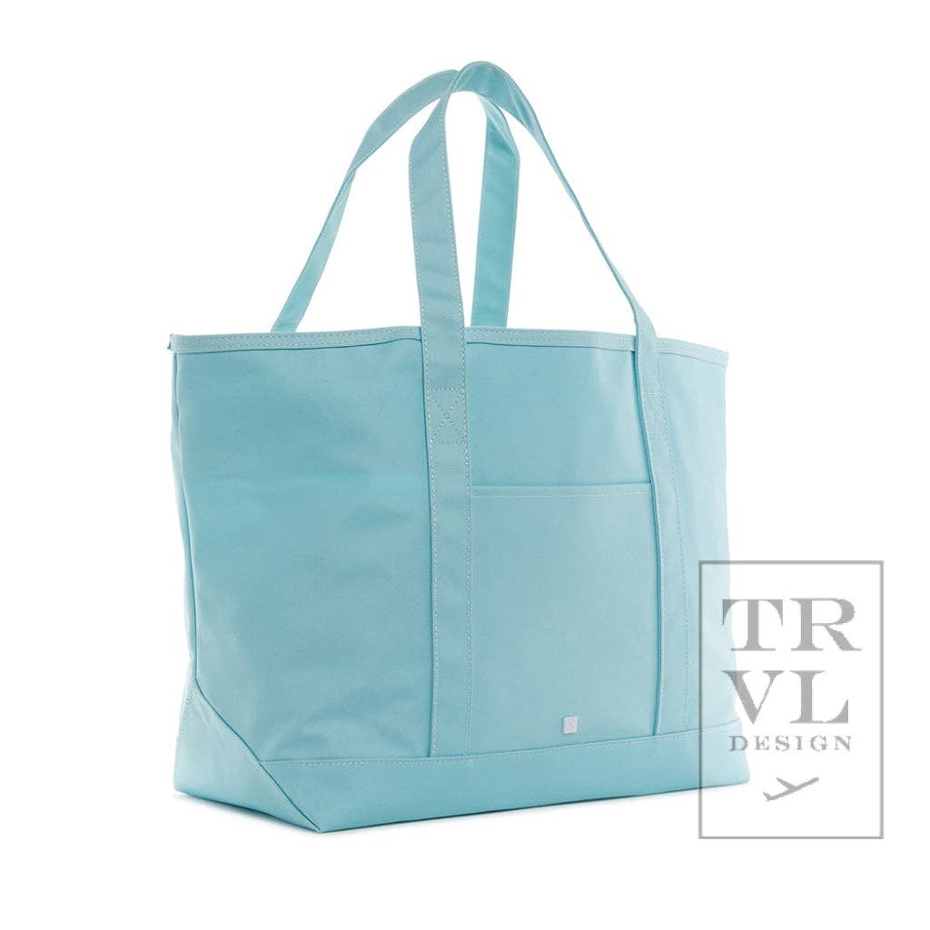 TRVL Design - Maxi Tote - Coated Canvas Large Lake Blue *New in Stock!