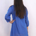 Dolma - Elana Mini Dress Blue