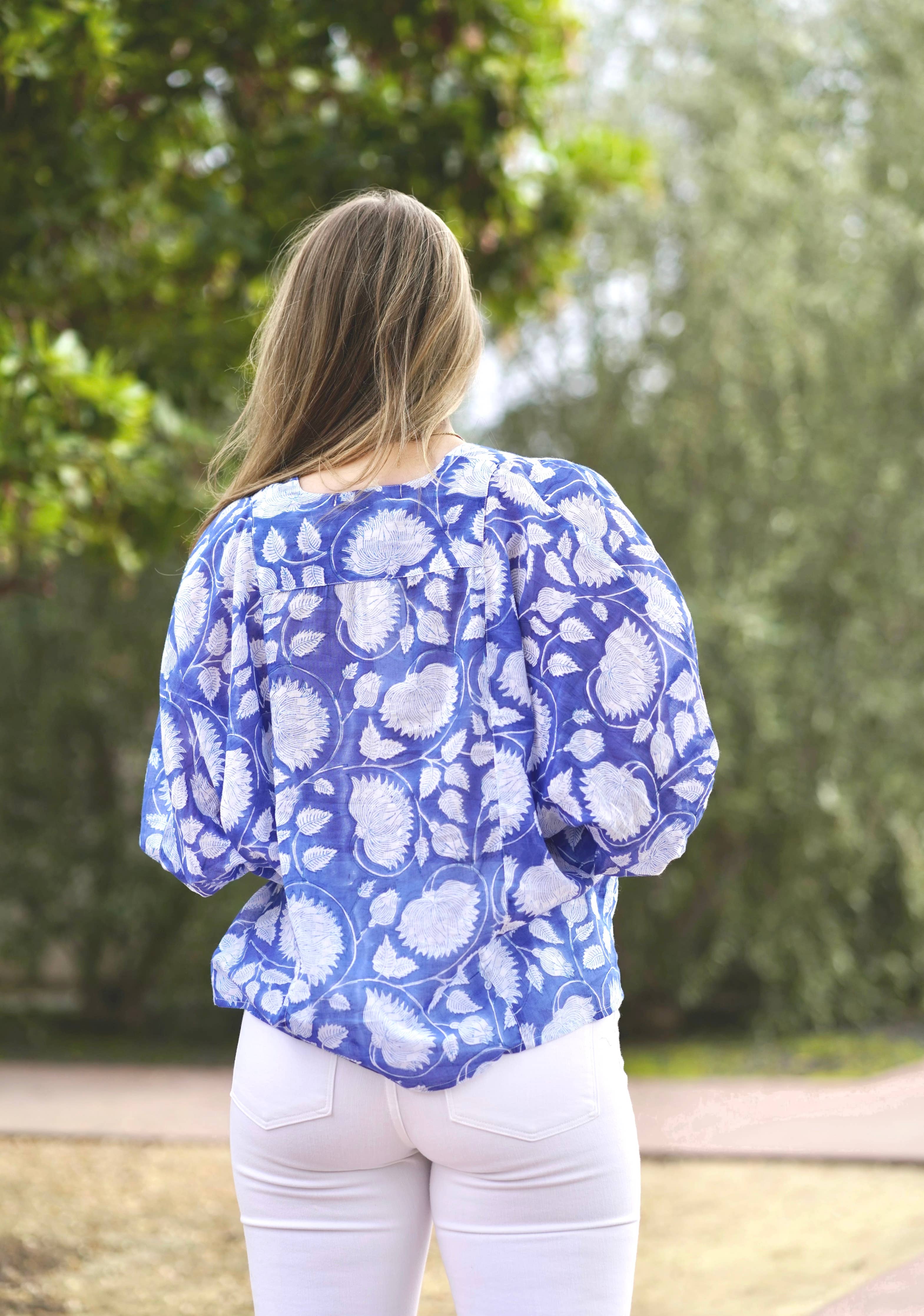 Dolma - Anjou Top Navy White