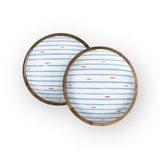 My Casita - Fish Stripe Round Trays