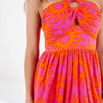 J.Marie Collections - Mara Ric Rac Cross Midi Dress