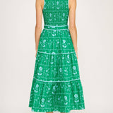 Strut & Bolt - Floral Print Smocked Midi Dress