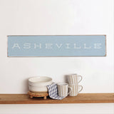 Jersey Girl- Vintage Soft Blue Personalized Porch Leaner