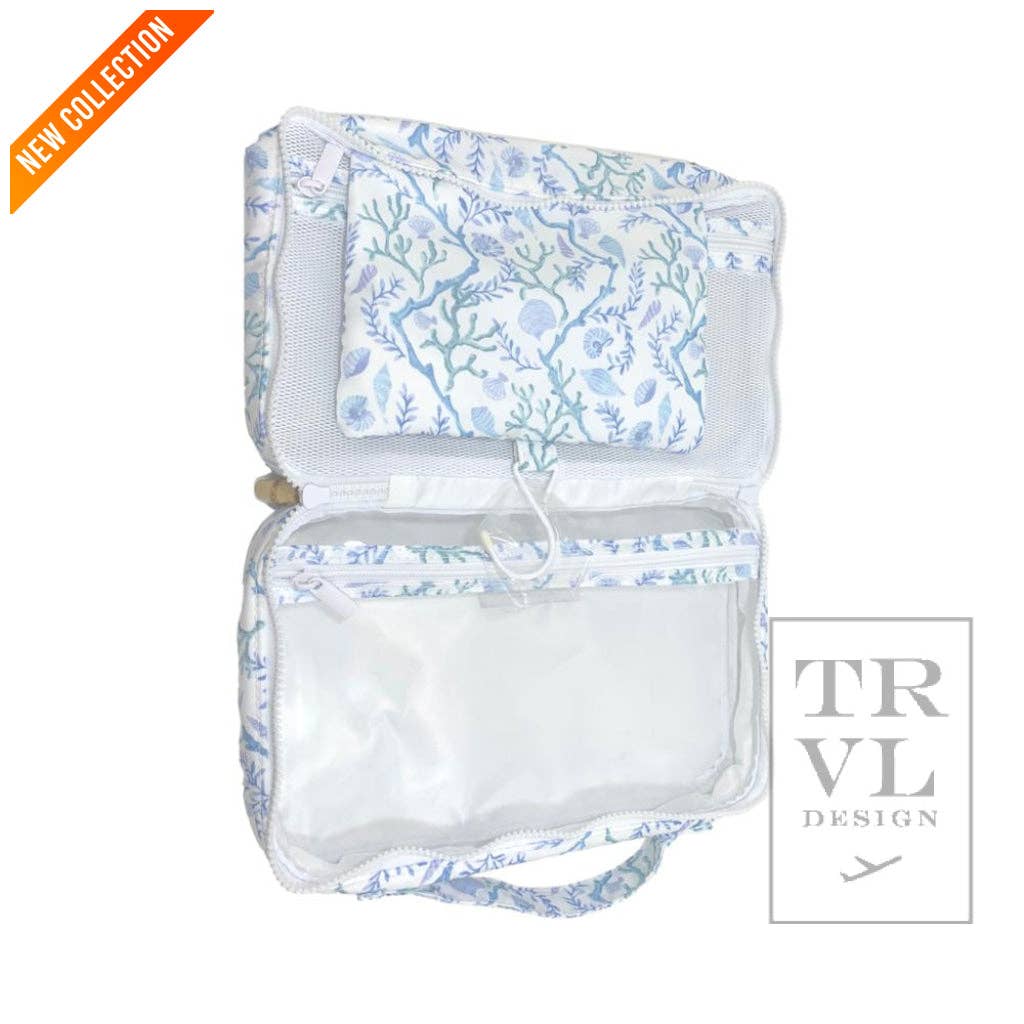 TRVL Design - BUNDLE UP2 Hanging Toiletry Bag - CORAL VINE