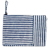 Anju Jewelry - Block-Printed Canvas Zipper Pouch