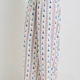 Baevely by Wellmade USA - BOAT PRINT DRAWSTRING PANTS