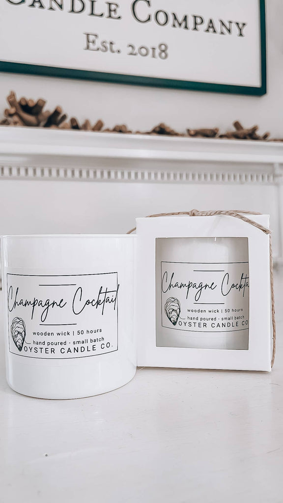 Oyster Candle Company Wood Wick Candle