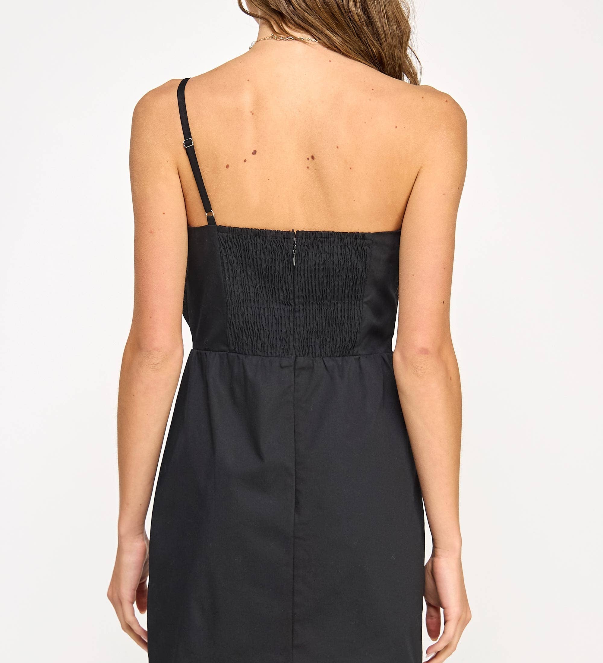 Strut & Bolt - Knotted Flower Bow Mini Dress