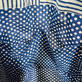 Anju Jewelry - Handcrafted Canvas Bag with Block-Printed  Sailor Chic