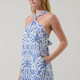 Sugarlips - Romina Tropical Amory Halter Mini Dress