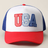 Fashion City - USA Patch Mesh Trucker Hat