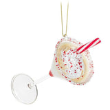 Abbott - Christmas Martini Ornament-5"H