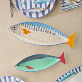Certified International - Something Fishy 3-D 2pc Fish Platter Set