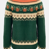 Rosa Clothing - Western Vintage Halloween Pumpkin Sweater