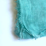 Dolma - Stone Washed Cotton Scarf Turquoise