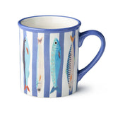 Certified International - Something Fishy Set of 4 Mug 14 oz.
