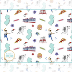 New Jersey Baby Burp and Bib (Unisex)