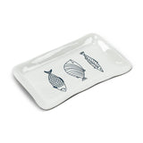 Abbott - Lg Rect Fish Plate-7x12"L-829