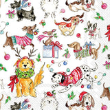 Boston International - Paper Cocktail Napkins Pk/20 Christmas Dogs Christmas