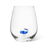 Abbott - Whale Icon Stemless Wine Glass-4.5"H(20oz)