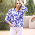 Dolma - Anjou Top Navy White