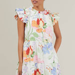 Sugarlips - Juliet Floral Garden Lauren Shift Mini Dress