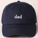 Fashion City - Father's Day Baseball Cap With Dad Text Embroidery