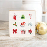 Rustic Marlin - Christmas Tree Accessories Wood Block