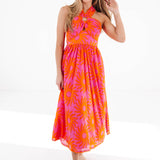 J.Marie Collections - Mara Ric Rac Cross Midi Dress