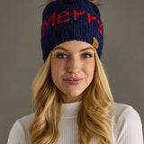 Panache Apparel Co. - Navy Merry Pom Hat
