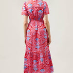 Sugarlips - Radiant Floral Belraj Poplin Maxi Dress