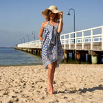 Boho-Eclectica - 'Ocean Hues' - 100% Cotton Sarong
